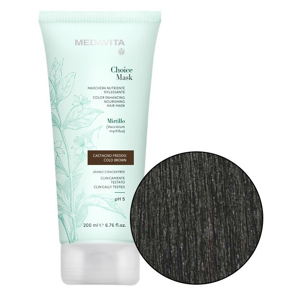 MedaVita Choice barvící maska oříšková (hazelnut) 30 ml