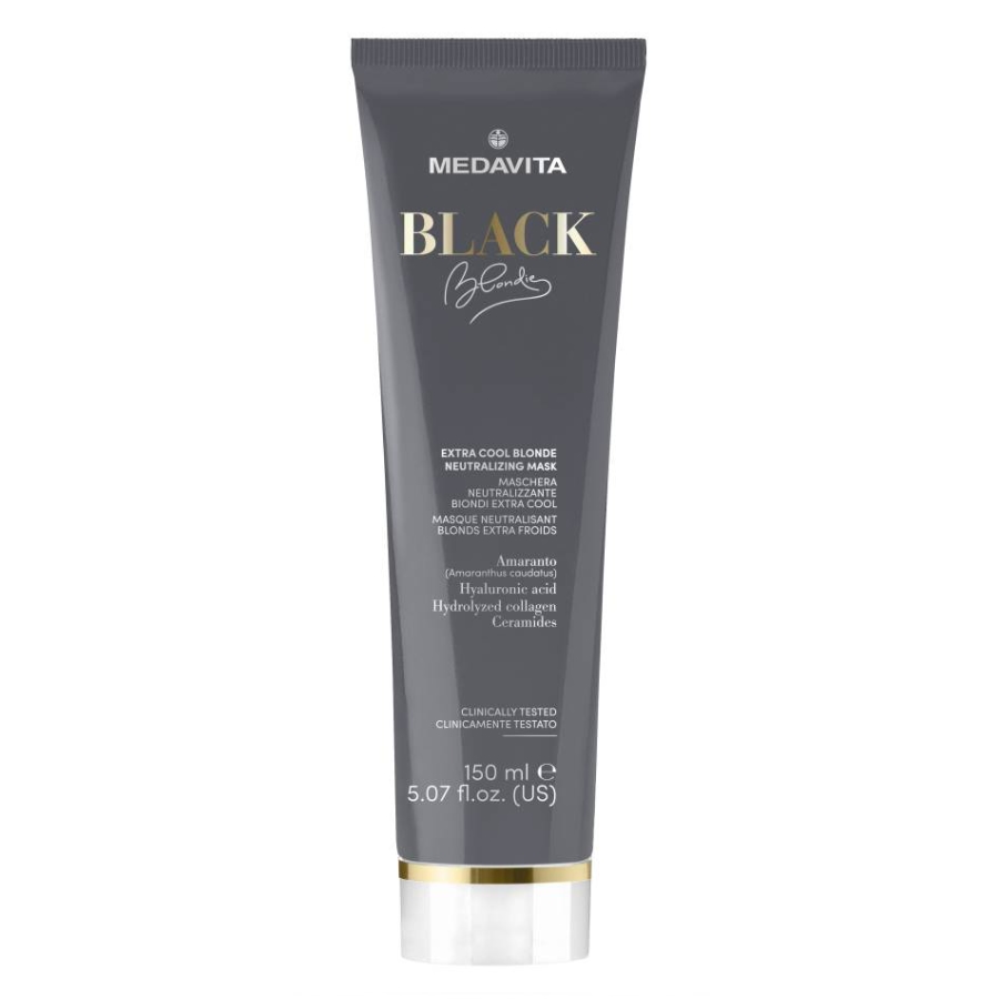 Medavita Blondie Black maska pro extra studenou blond 150 ml