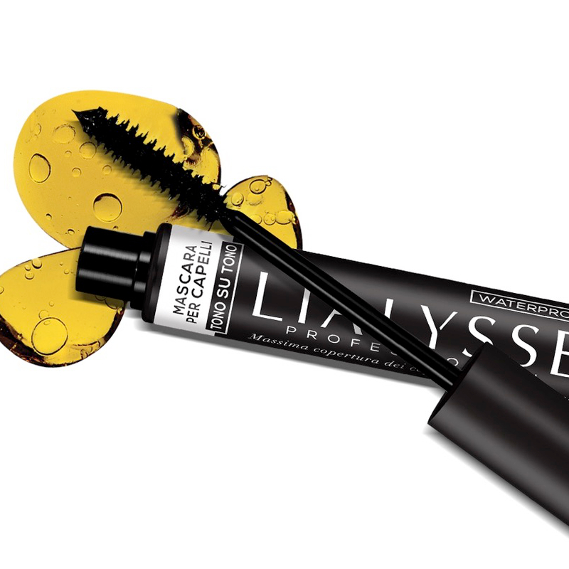 Lialysse řasenka na vlasy s keratinem a arganovým olejem 18 ml černá