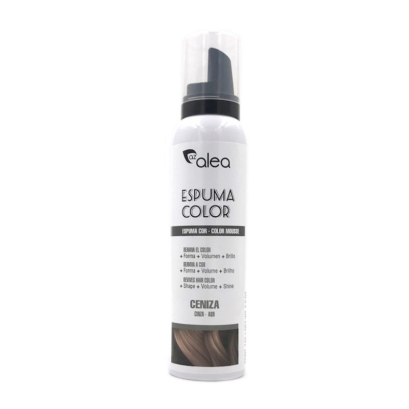 Alea Espuma Color barevná tužící pěna na vlasy POPELAVÁ 150 ml