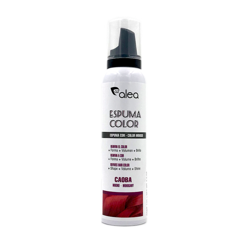 Alea Espuma Color barevná tužící pěna na vlasy MAHAGON 150 ml