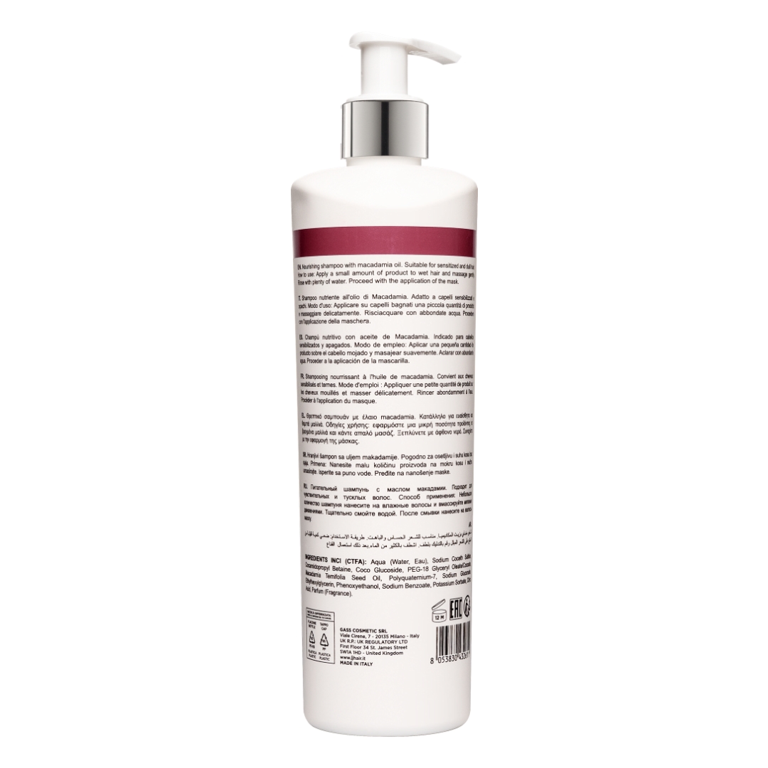 JJ Macadamia šampón pro výživu vlasů 350 ml