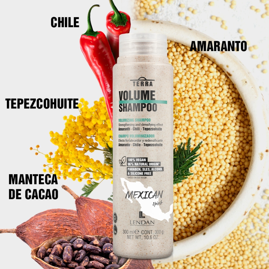 Lendan Terra Volume šampon pro objem vlasů 300 ml