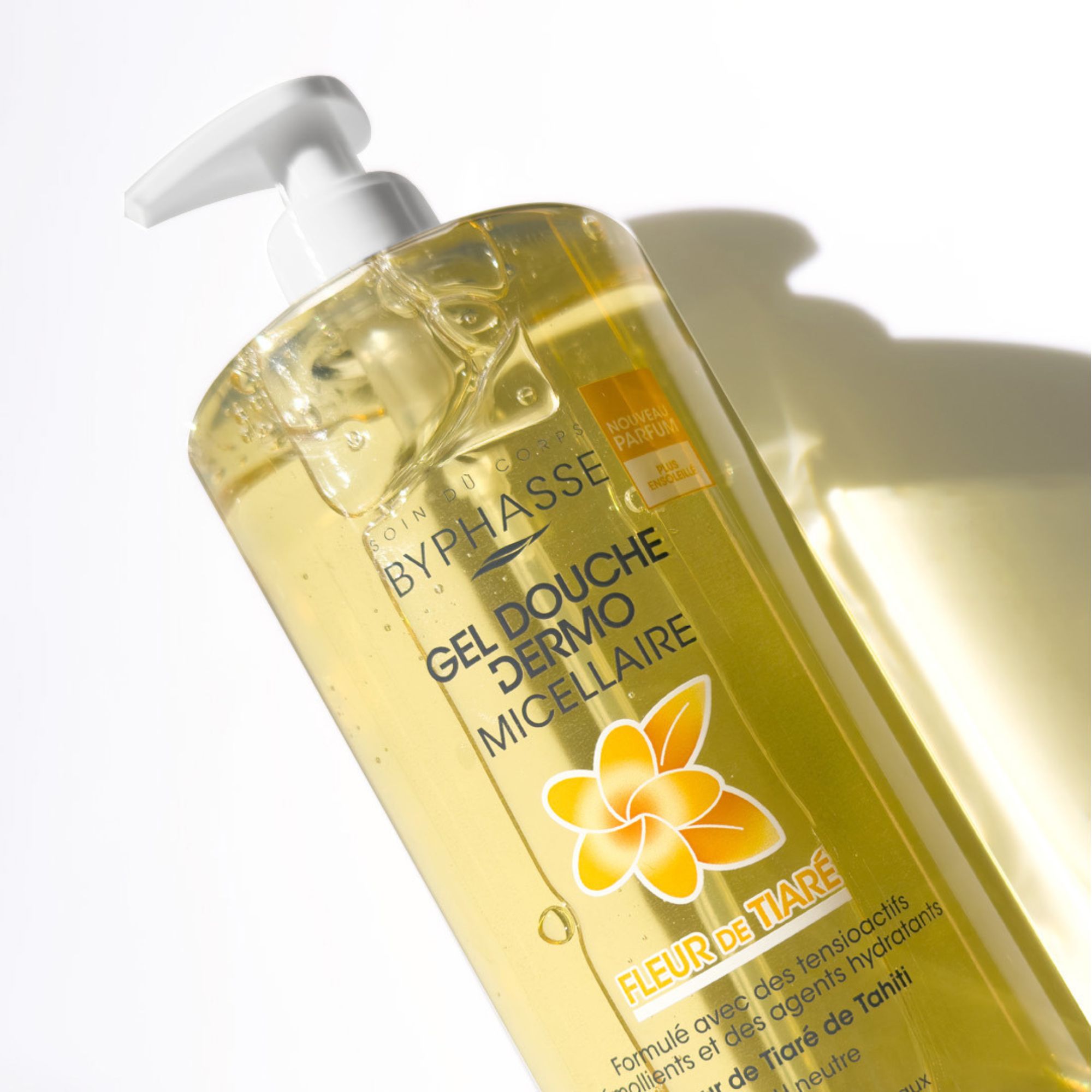 Byphasse micelární sprchový gel s květy tiaré 1000 ml