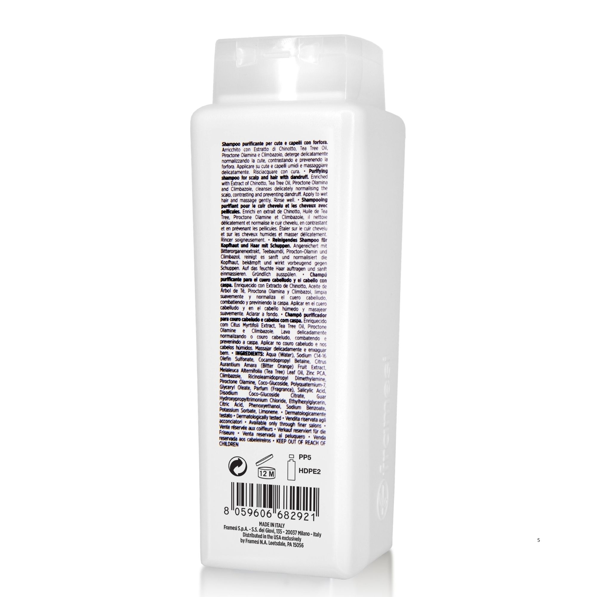 Framesi PURIFYING šampon proti lupům 250 ml