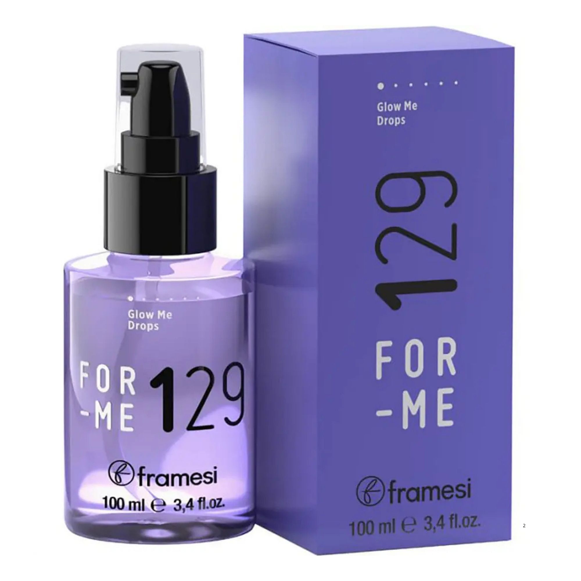 Framesi FOR-ME 129 Glow Me Drops ultrarozjasňující sérum na vlasy 100 ml