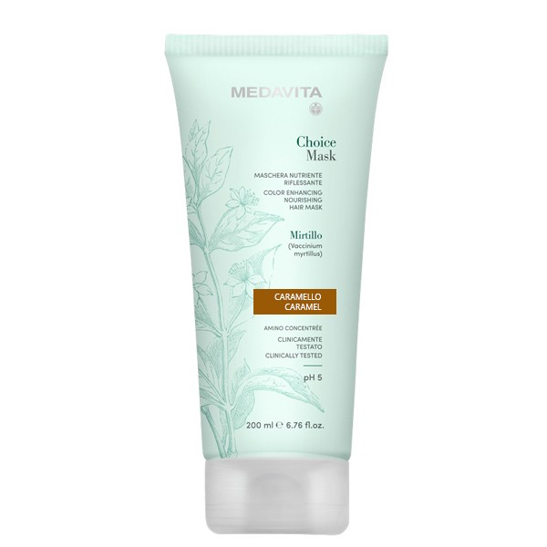 MedaVita Choice barvící maska karamelová (caramel) 200 ml