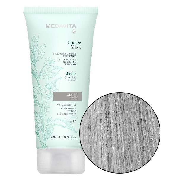 MedaVita Choice barvící maska stříbrná (silver) 200 ml