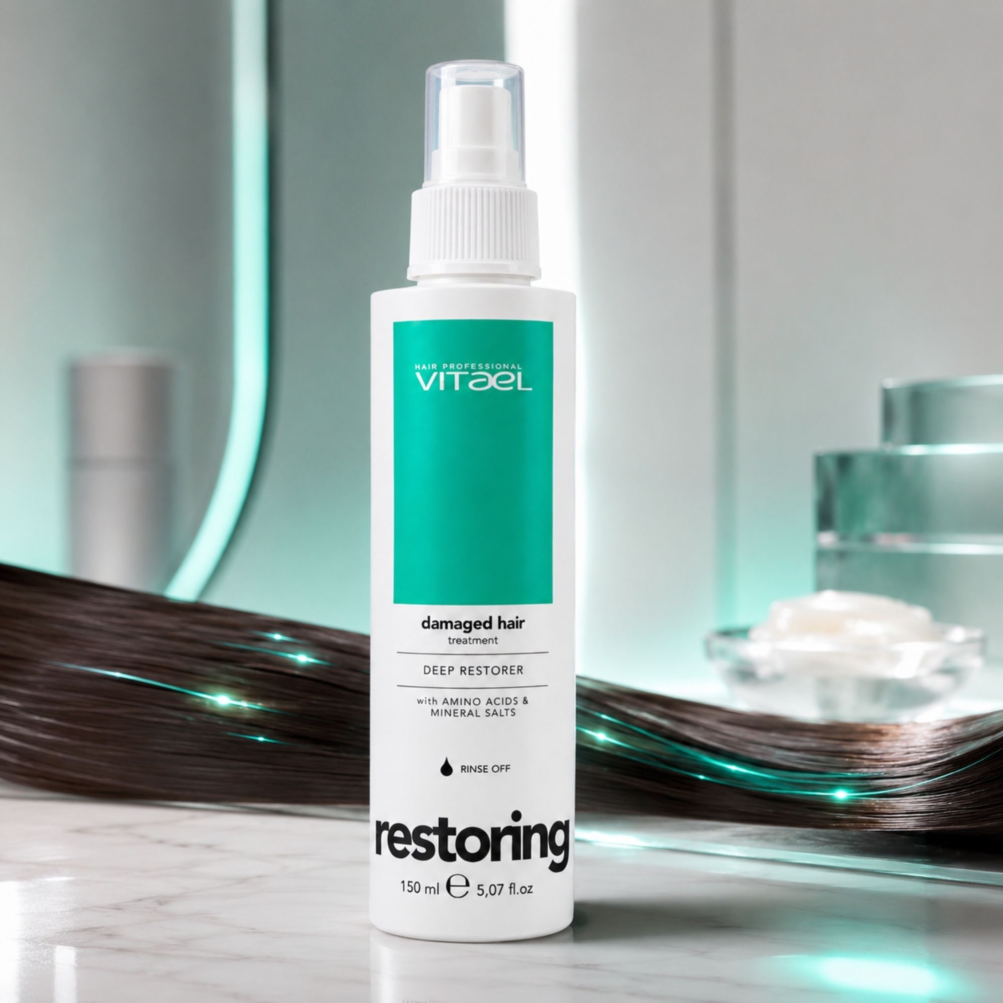 Vitalfarco Vitael Damaged Hair sprej pro poškozené vlasy 150 ml