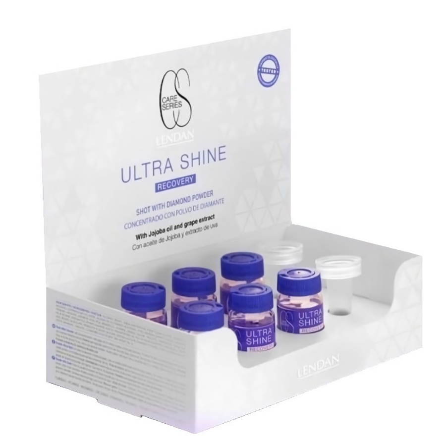 Lendan Recovery Ultra Shine pro ultra lesk vlasů 6 x 10 ml
