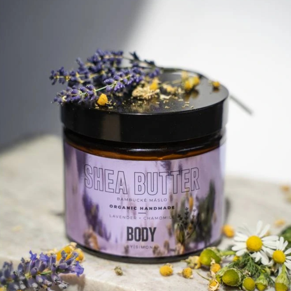 Body by Simona Lavender bambucké máslo pro zklidnění pokožky 250 ml