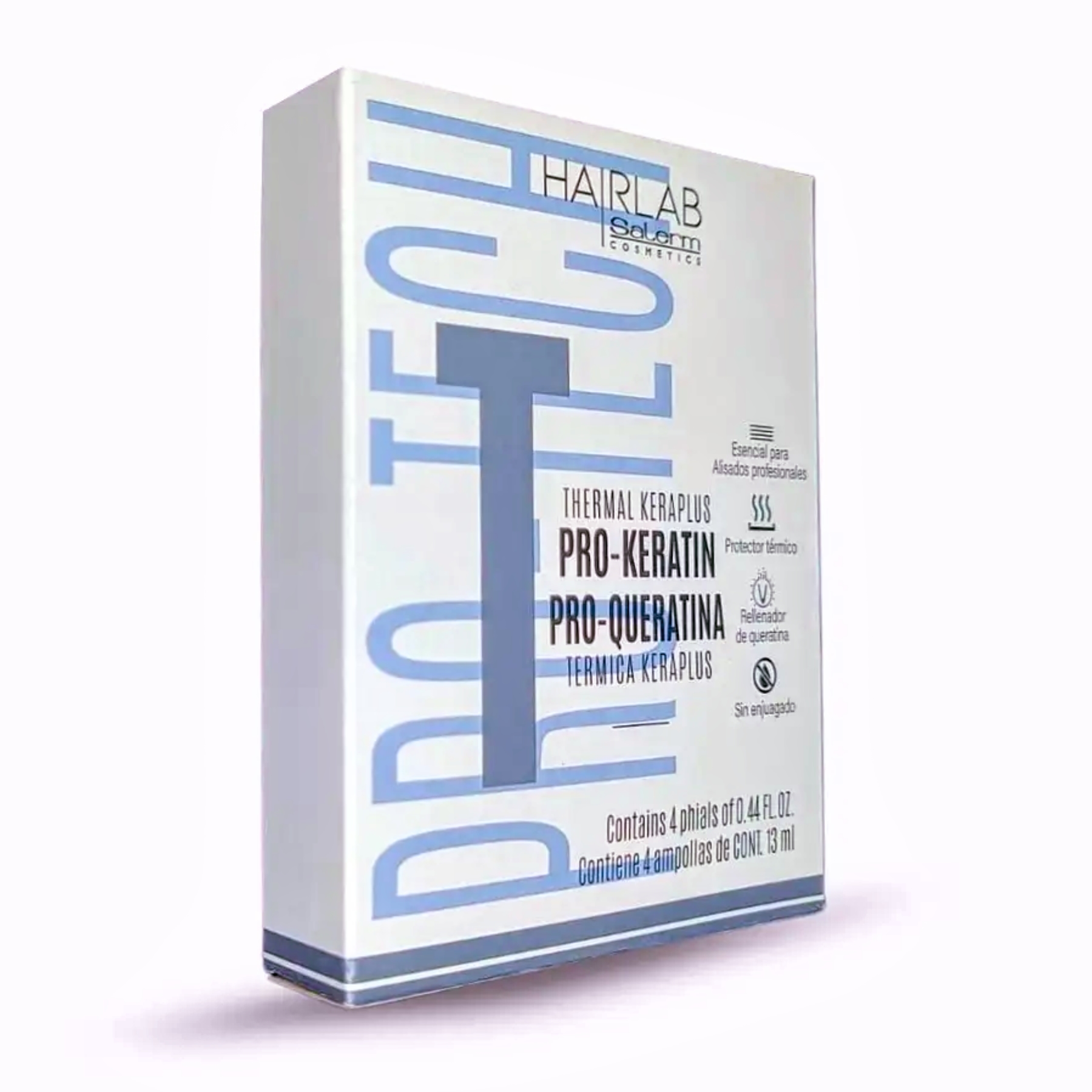 Salerm PRO-TECH Thermal Keraplus keratinové ampule 32 x 13 ml