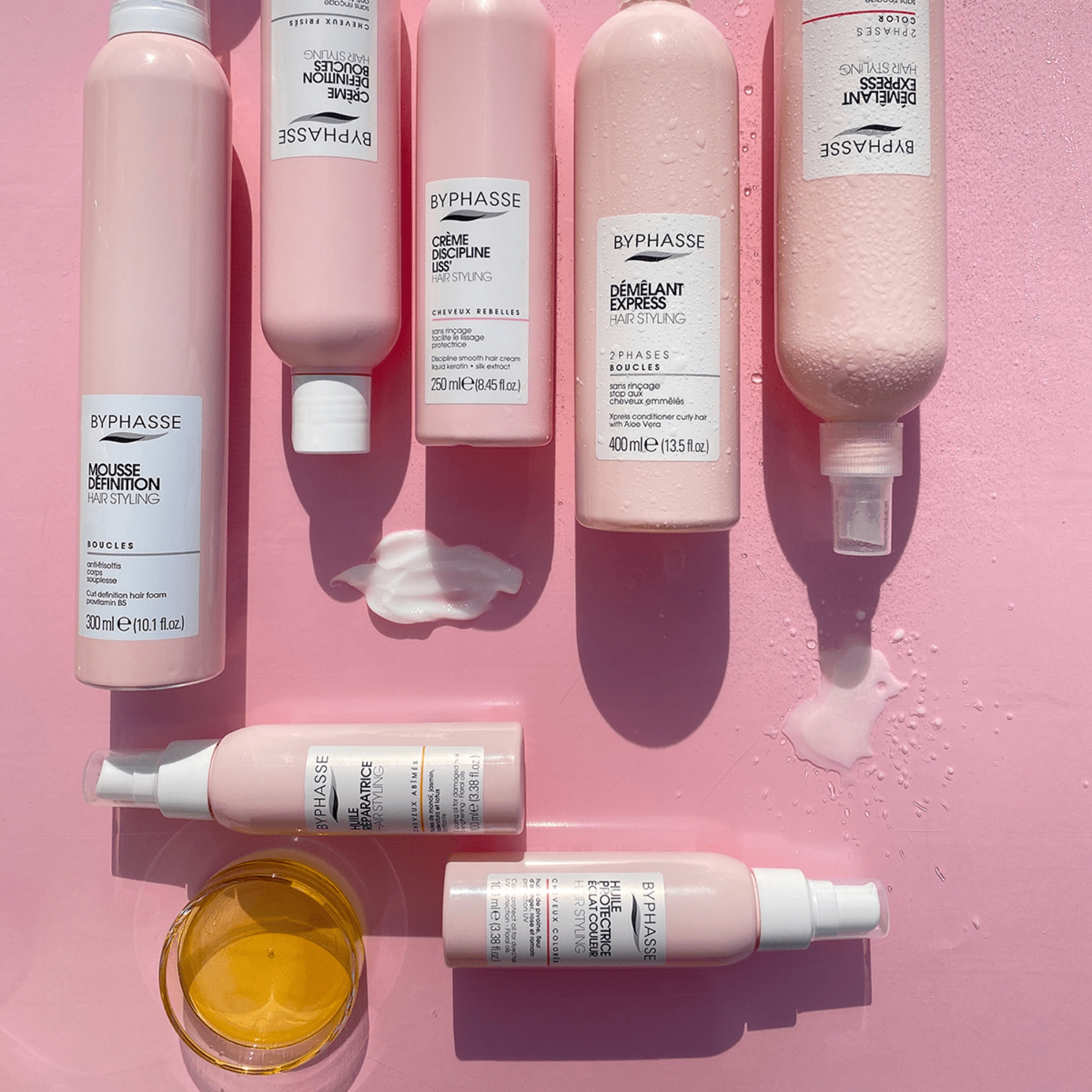 Byphasse Styling Foam Activ Boucles pěna pro vlnité vlasy 300 ml