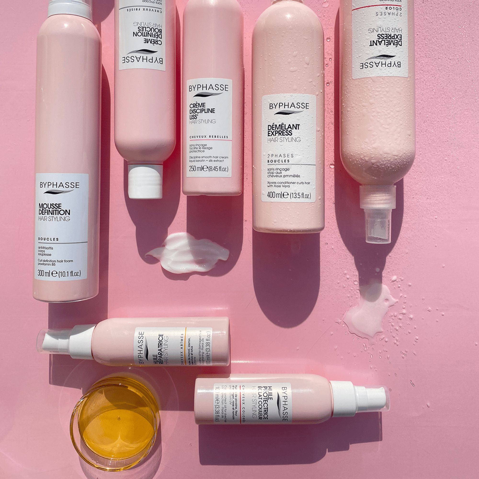 Byphasse Styling Activ Cream Smooth krém pro hladké vlasy 250 ml