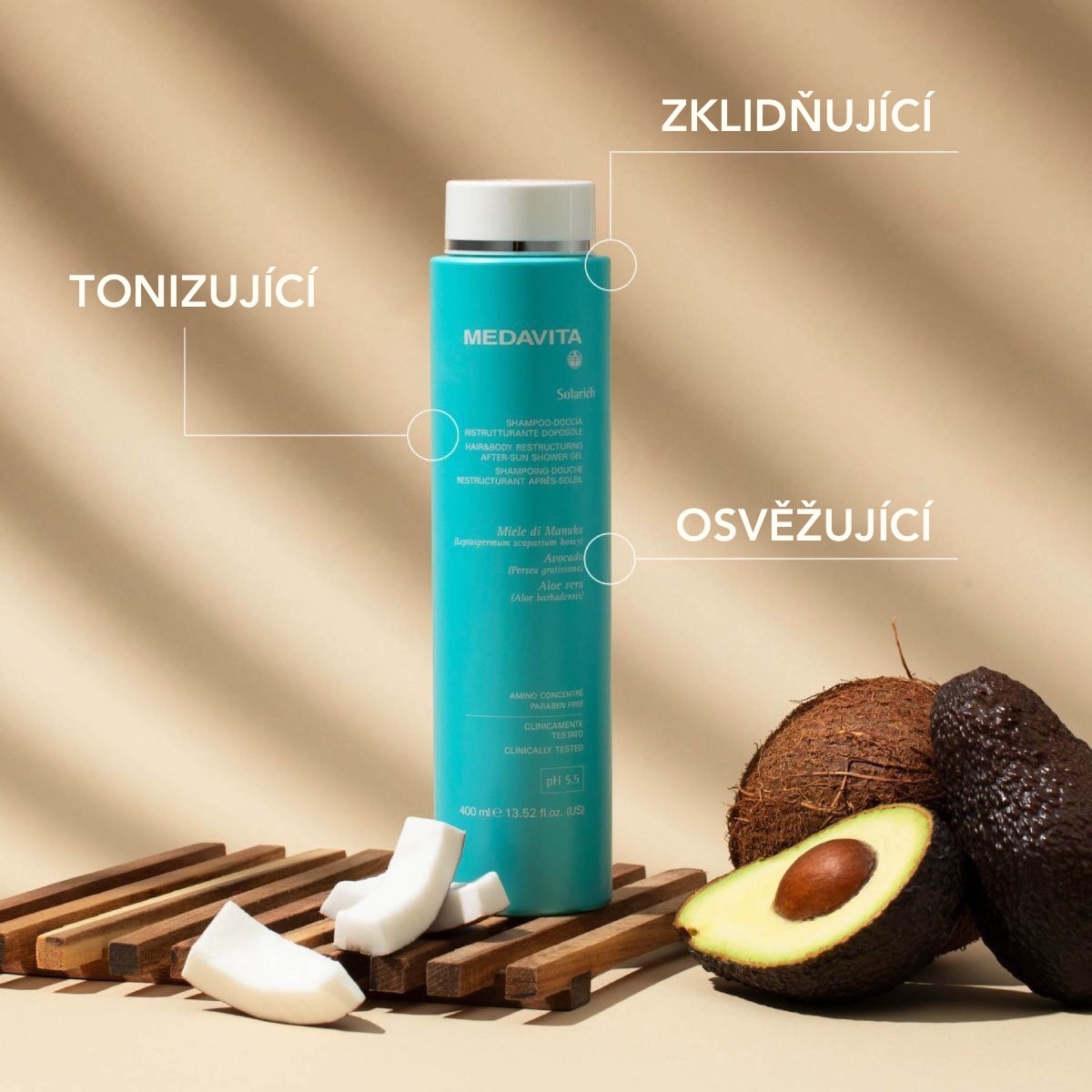 Medavita Solarich kosmetická sada pro letní péči (červená)