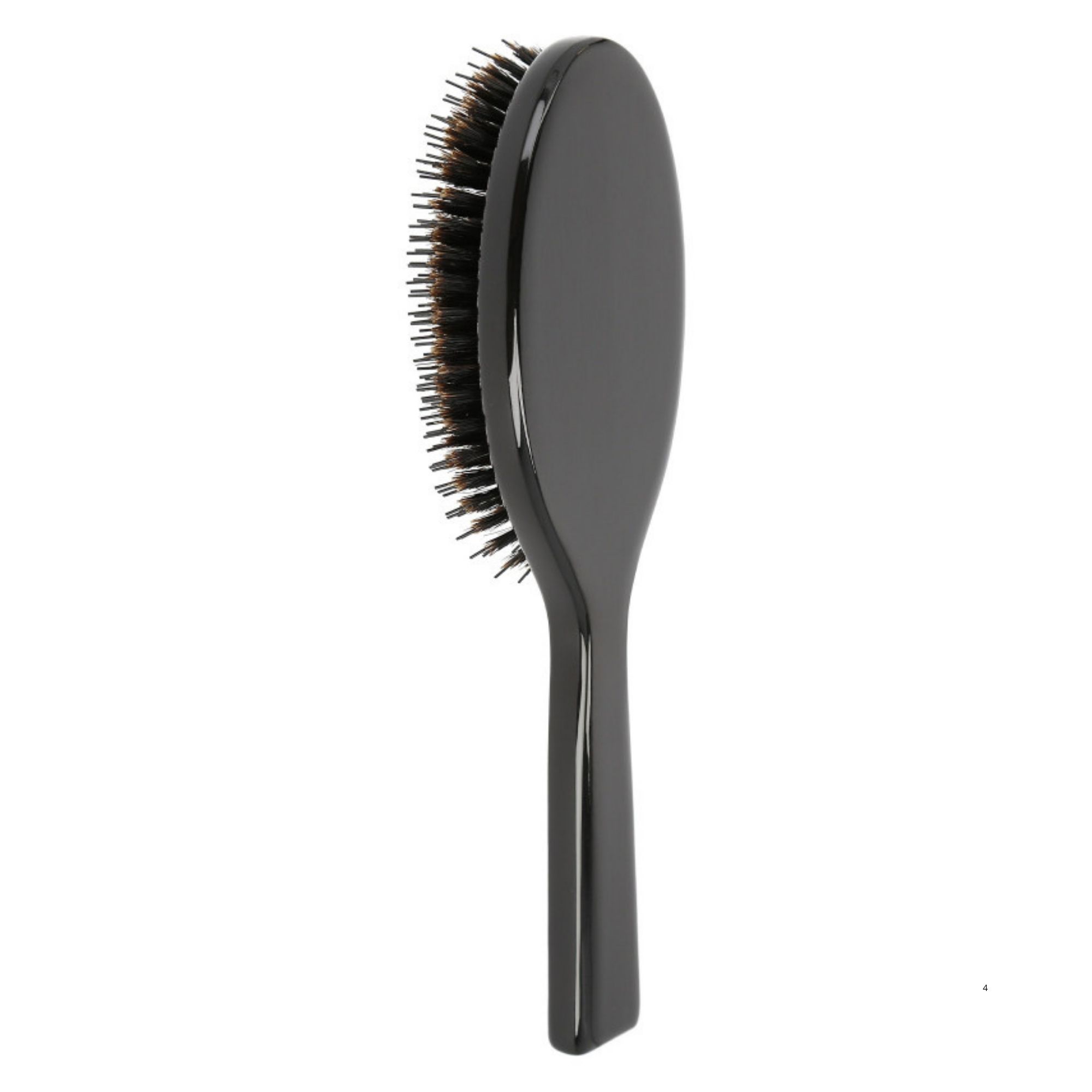 LUSSONI Natural Style plochý oválný kartáč s kančími štetinami