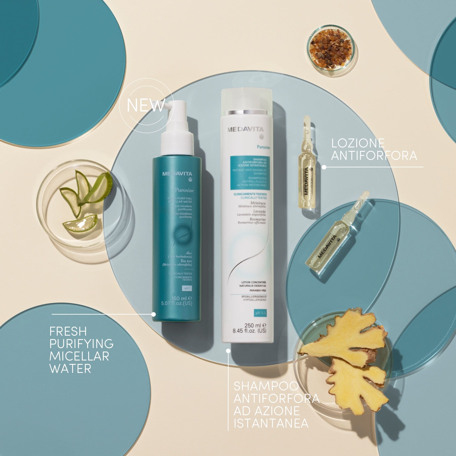 Medavita Puroxine kosmetická sada proti lupům