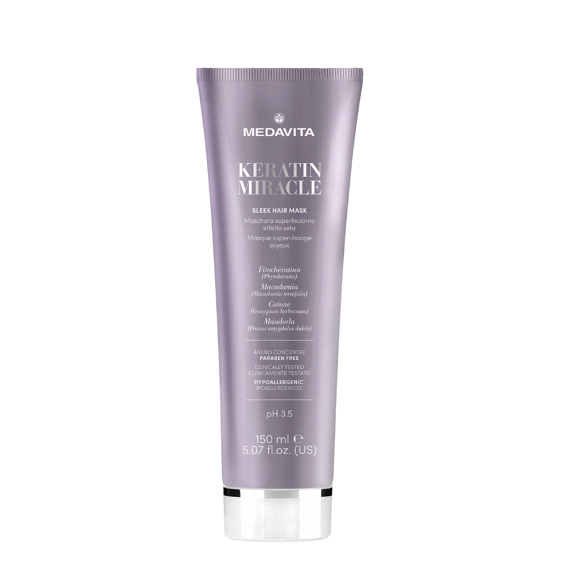 Medavita Keratin Miracle kosmetická sada pro vyhlazení vlasů