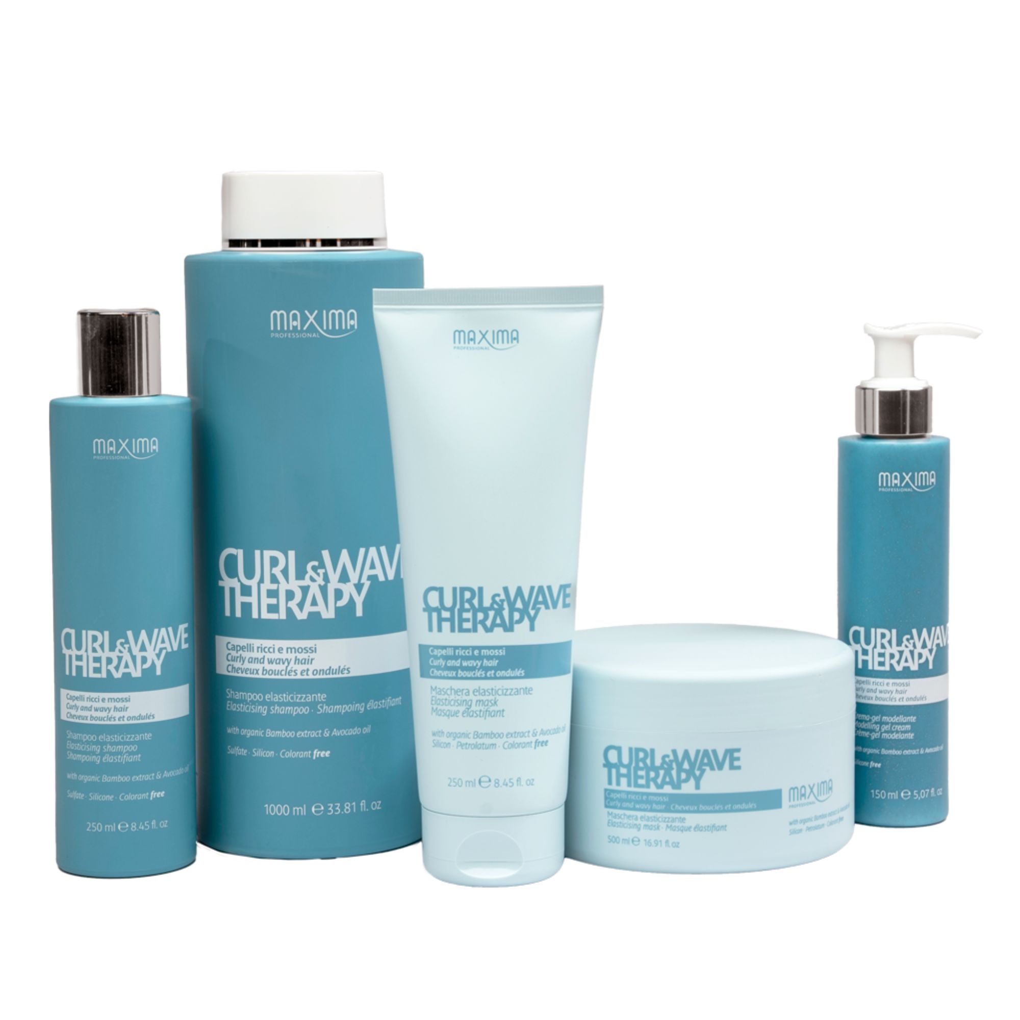 Maxima Curl & Wave Therapy šampon pro vlnité vlasy 1000 ml