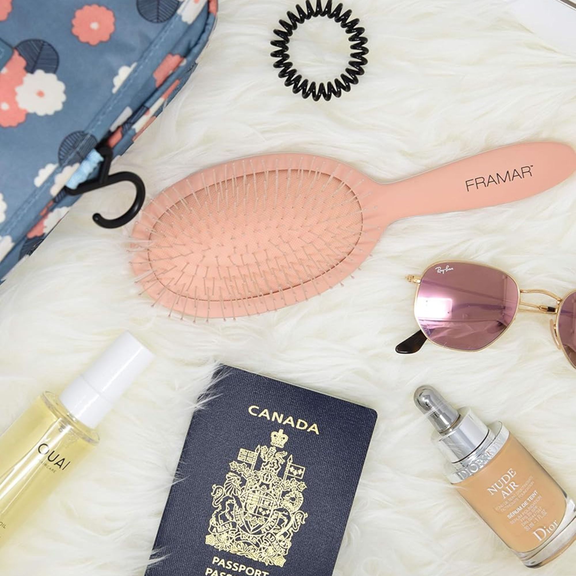 Framar Detangle Champagne Mami kartáč na rozčesávání vlasů