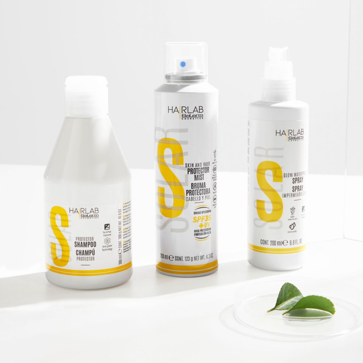 Salerm SOLAR ochranná mlha pro vlasy a tělo SPF-35 200 ml