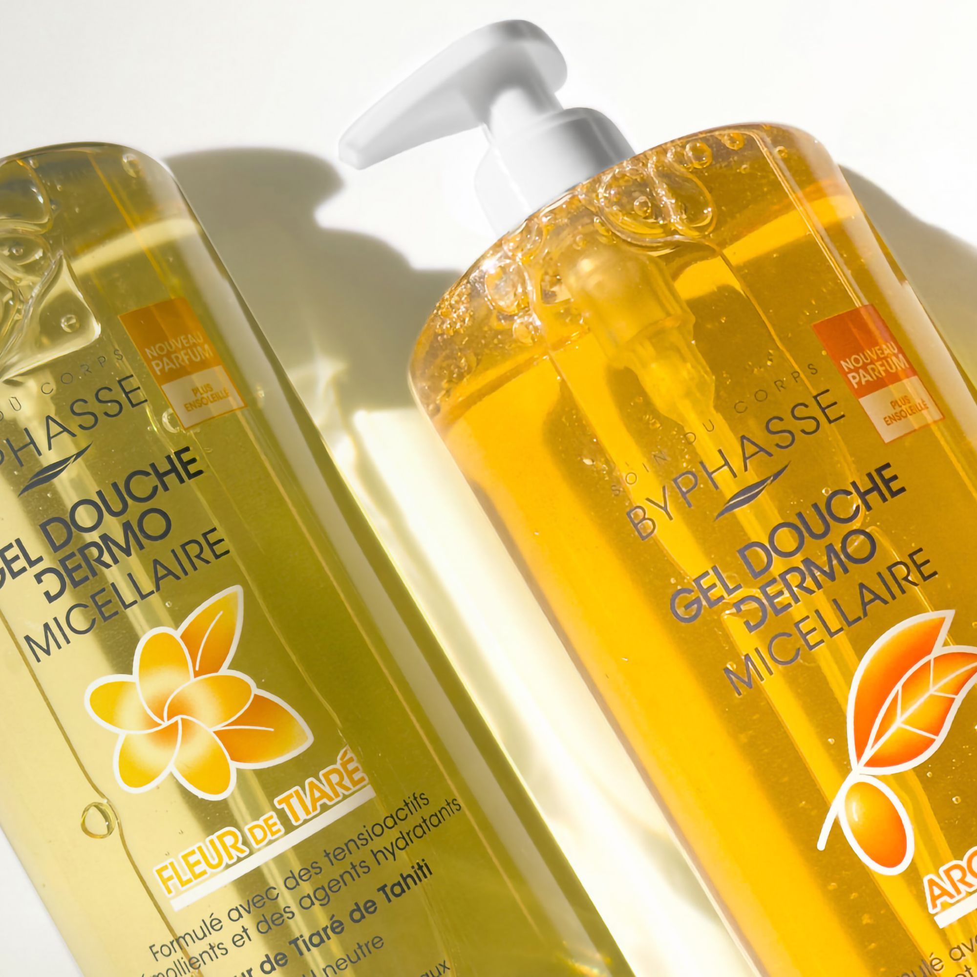 Byphasse micelární sprchový gel s květy tiaré 1000 ml