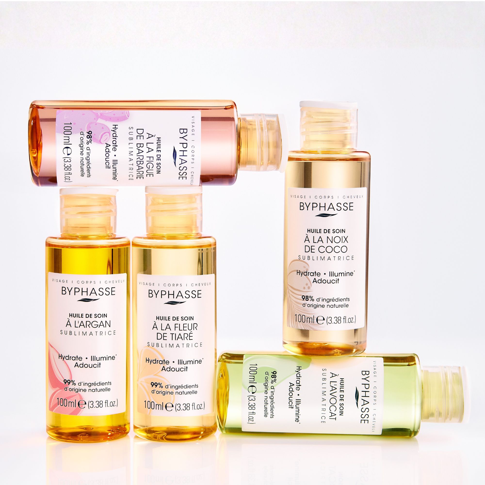 Byphasse Sublimatrice Coconut olej na vlasy, pleť a tělo 100 ml
