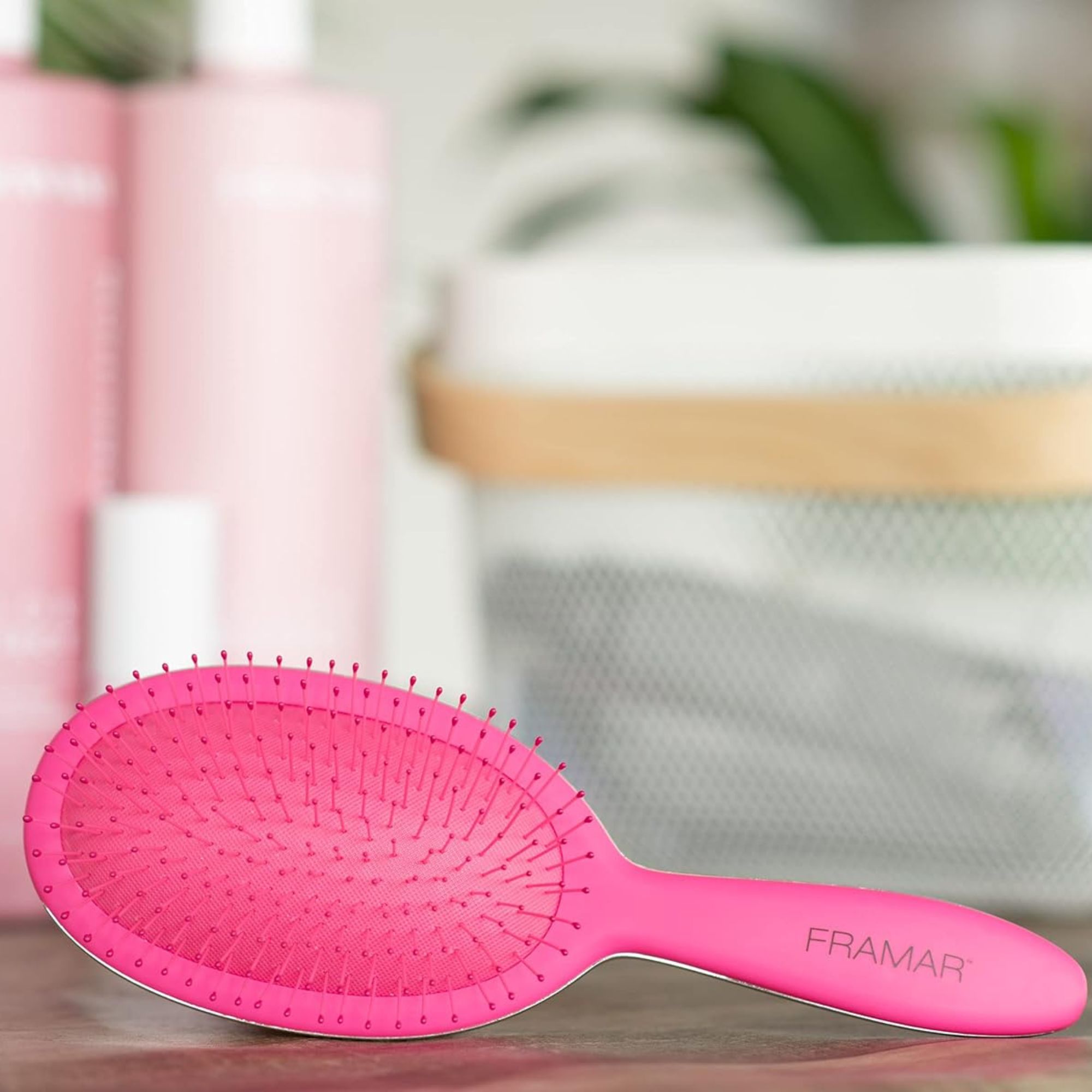 Framar Detangle Pink Swear kartáč na rozčesávání vlasů