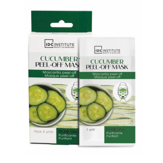 IDC Cucumber Peel-Off pleťová maska pro unavenou pleť 3x8 g