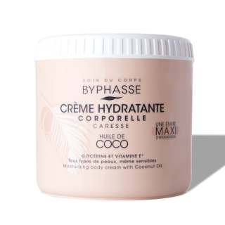 Byphasse hydratační tělový krém s kokosovým olejem 500 ml