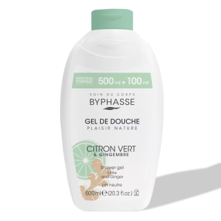 Byphasse sprchový gel limetka a zázvor 600 ml