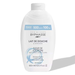 Byphasse sprchový krém bavlníkový květ 600 ml