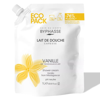 Byphasse sprchový krém madagaskarská vanilka (eco pack) 1000 ml